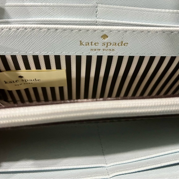 Kate Spade | Cameron Street Lacey Wallet | Island Waters (Mint green/blue color) - Picture 9 of 10